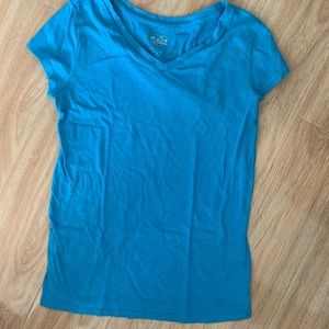 JUSTICE blue vneck